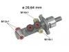 Maître-cylindre de frein Brake Master Cylinder:77 01 205 740